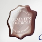 Ypma Piano's kwaliteits controle doming sticker