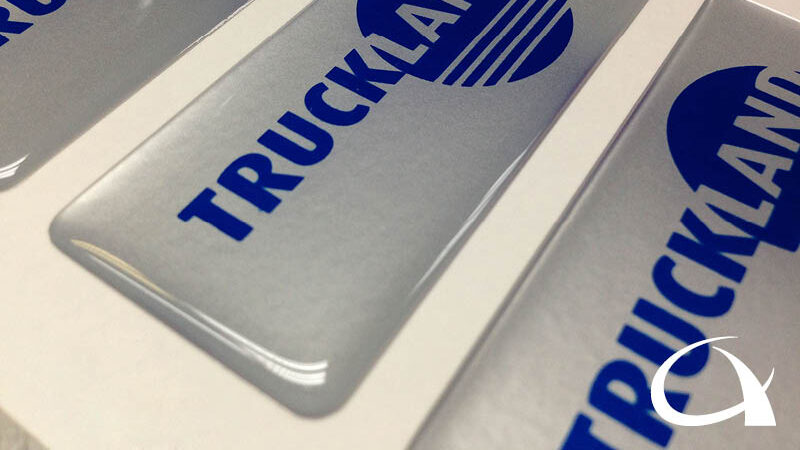 Truckland doming stickers